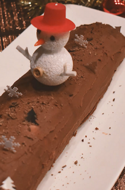 Bûche de Noël au chocolat