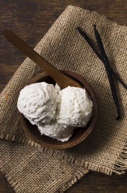 Crème glacée à la vanille