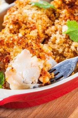 Recette de cabillaud en croûte: poisson bio !