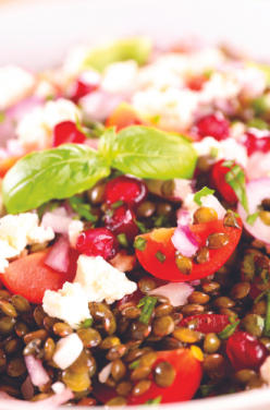 Salade de lentilles et feta