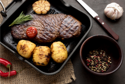 Faux filet sauce au poivre