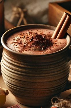 CHOCOLAT CHAUD BLANC ORANGE GINGEMBRE